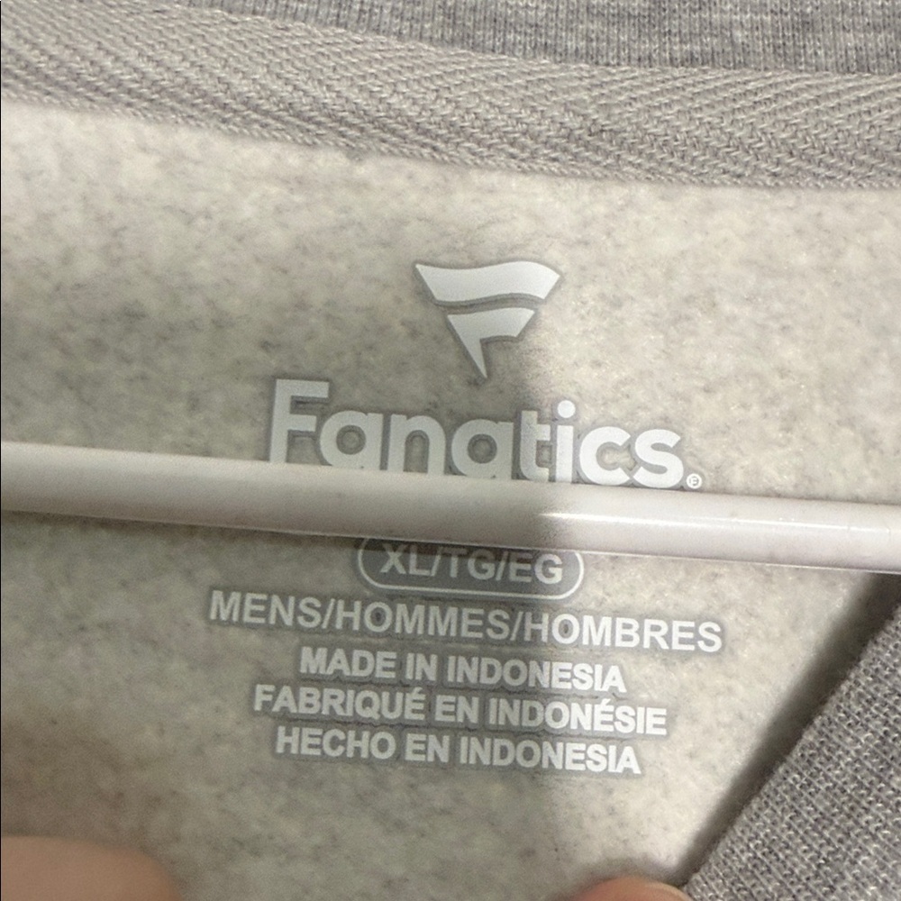 Fanatics Heather Gray New York Jets Playability Pullover Sweatshirt Size XL - Picture 3 of 4